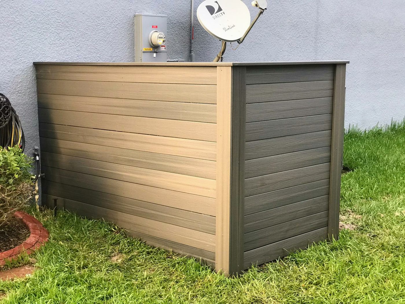 Custom composite AC enclosure