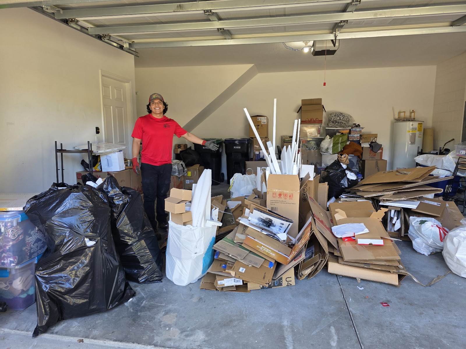 A recent junk removal job completed by Goodbye Junk Removal And Trash Hauling in Orlando in Orlando, Florida