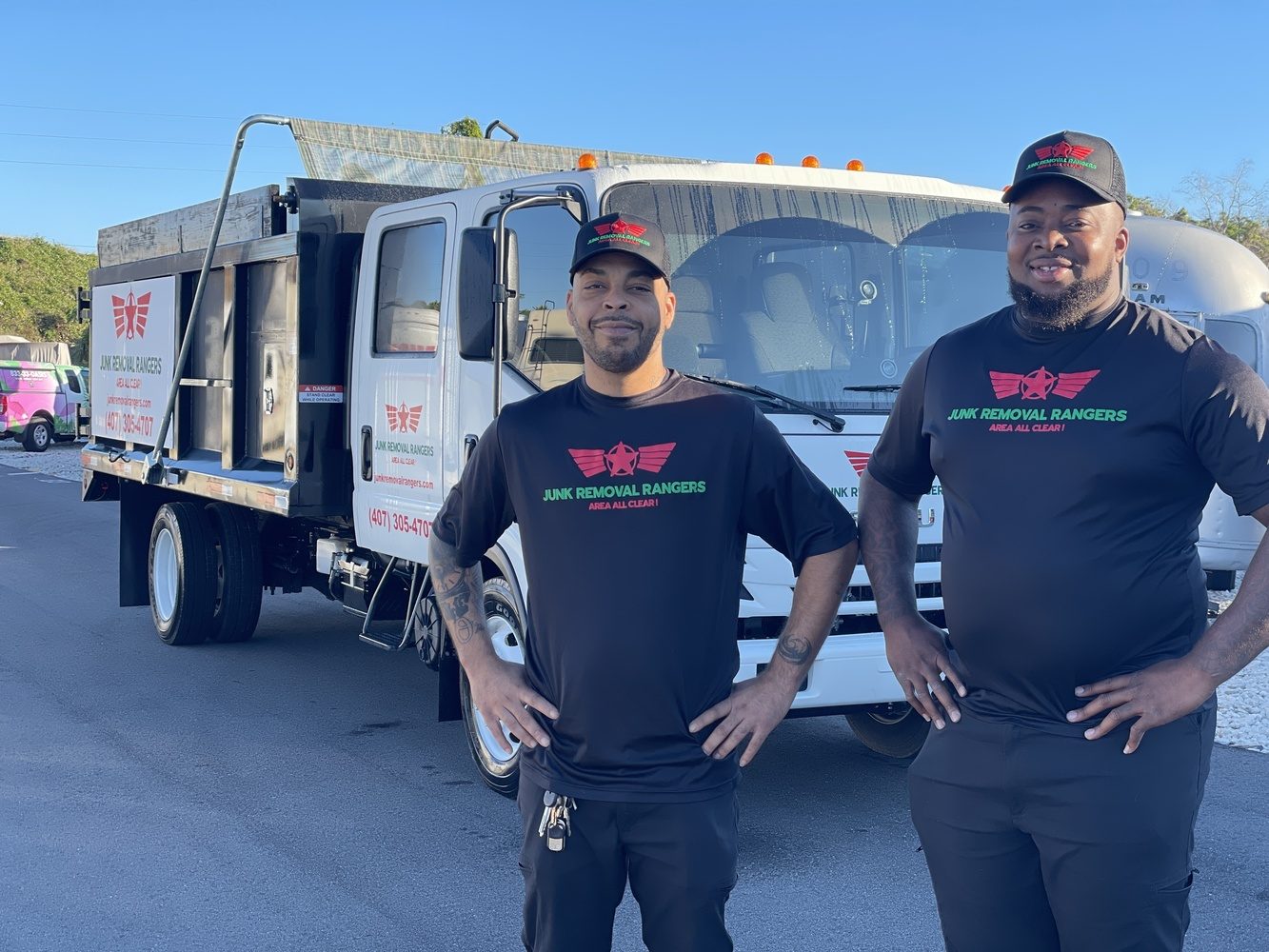 A recent junk removal job completed by Haul Away Junk Removal in Orlando, Florida
