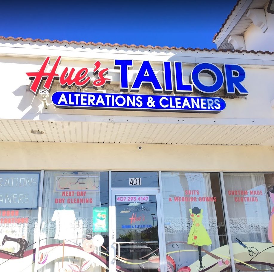 Inside Hue's Tailor & Alterations in Orlando