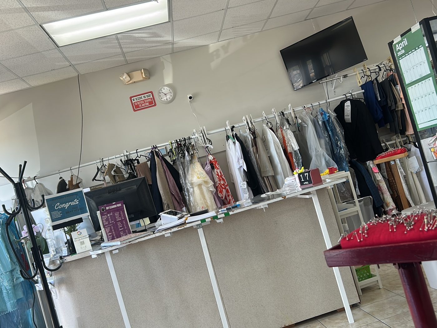 Work at Hue's Tailor & Alterations — 2