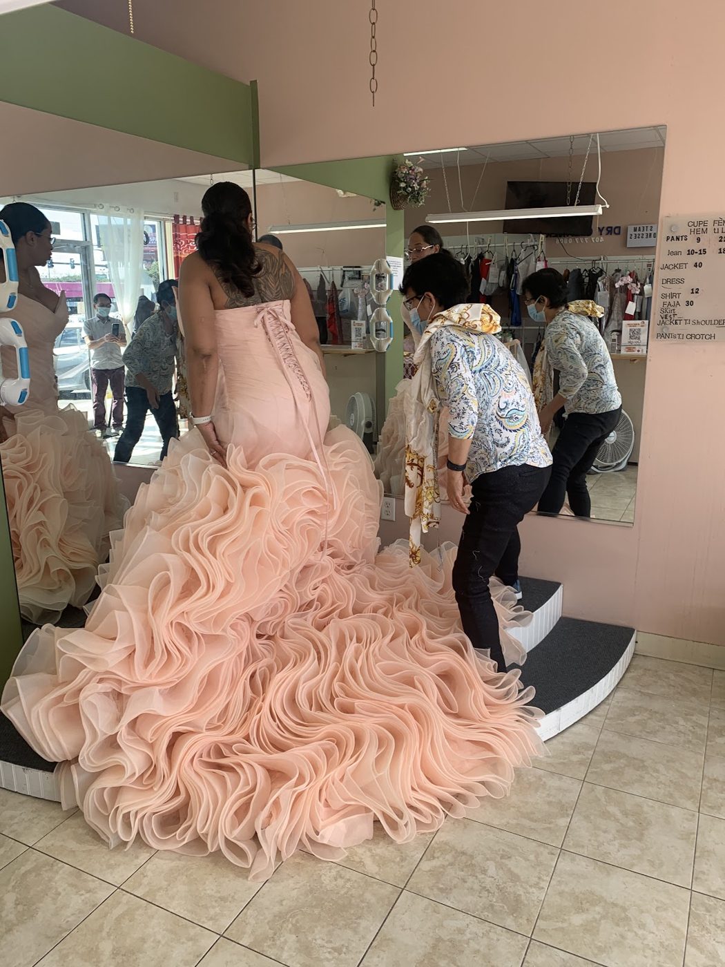 Craftsmanship at Hue's Tailor & Alterations
