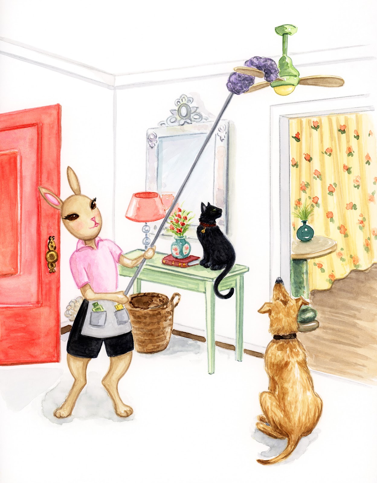 A bright, freshly cleaned home by The Original Dust Bunny Maid Service in Orlando, Florida