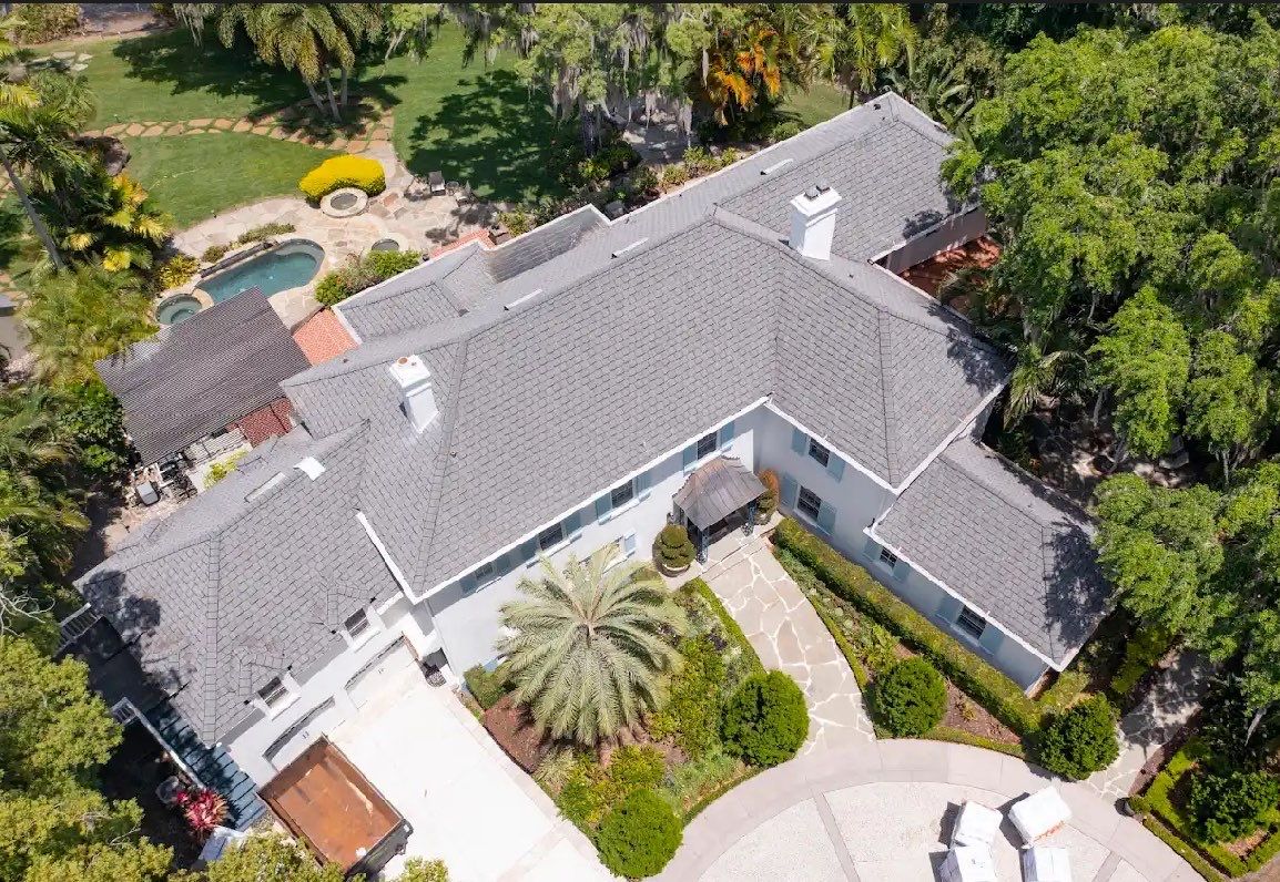 A recent roof completed by Thomas Roofing & Repair in Orlando, Florida